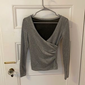 Shein glittery long sleeve